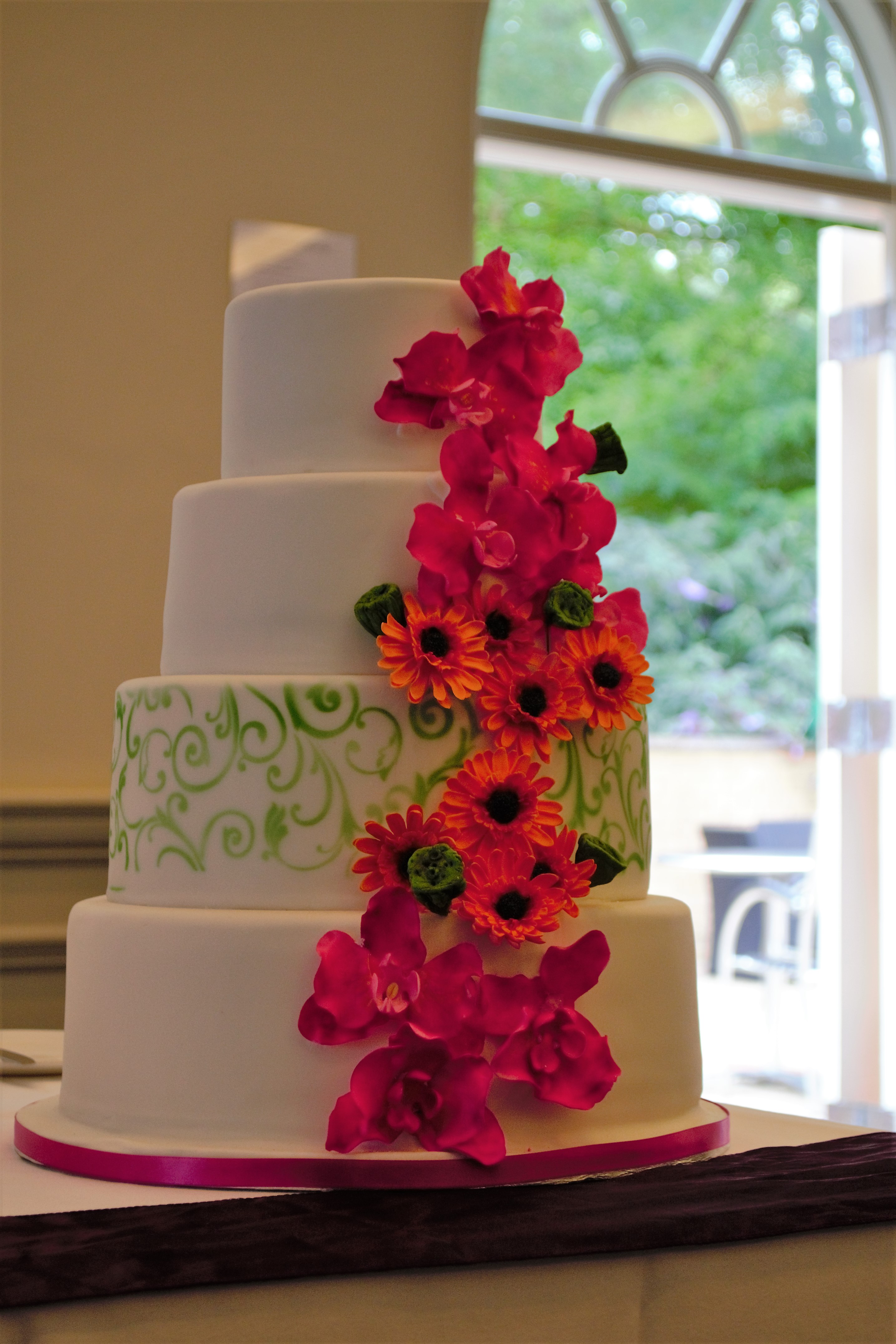 Bespoke cake close-up