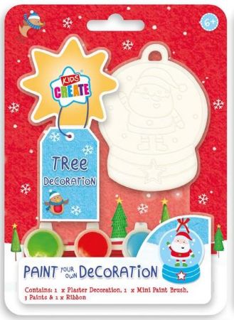 Paint Your Own Snow Globe